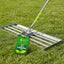 Rastrillo nivelador césped 36x12pulg acero inox mango 78pulg