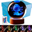 Luz nocturna bola cristal ajolote 3D 16 colores control remoto