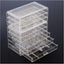 Caja organizadora pendientes acrílico 8 capas transparente