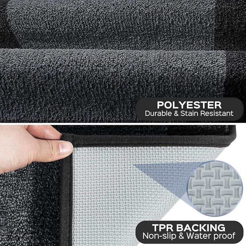 Alfombra lavable 32x48pulg antiderrap baño