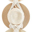 Perchero sombreros macramé para pared soporte boho