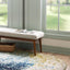 Alfombra abstracta moderna envejecida 5x8ft azul/beige