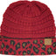 Gorro punto trenzado grueso elástico invierno otoño