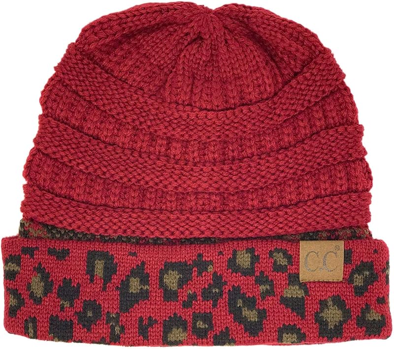 Gorro punto trenzado grueso elástico invierno otoño