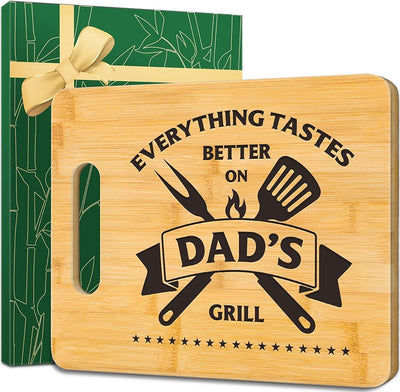 Tabla cortar bambú regalo papá parrilla