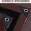 Lona polietileno 12mil 12x30pies resistente UV impermeable