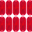 10 Reflectores Rojos 4.5" DOT Postes Puerta
