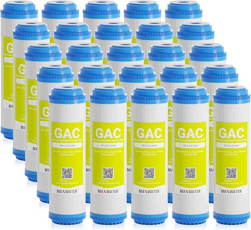 Cartucho filtro agua GAC 10x2.5 comp AP117 HX-HDG-P117/3