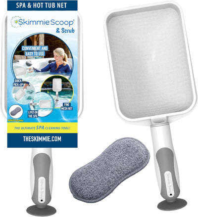 Espumador de mano con red fina para spa y piscinas pequeñas