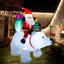 Decoración inflable Santa Claus 6ft luces LED jardín