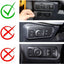 Cubierta botón faro Ford Bronco 21-25 fibra carbono