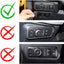Cubierta botón faro Ford Bronco 21-25 fibra carbono