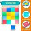 Tapete rompecabezas foam niños colores sólidos