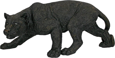 Estatua pantera negra jardín 26pulg poliresina