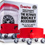Carrito rodante para cubos 5 ruedas 360° uso garage