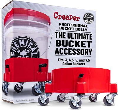 Carrito rodante para cubos 5 ruedas 360° uso garage