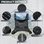 Bolsa pecho deportiva resistente agua camuflaje