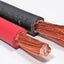 Cable AC/DC 6 AWG flexible cobre automóvil 10" negro rojo