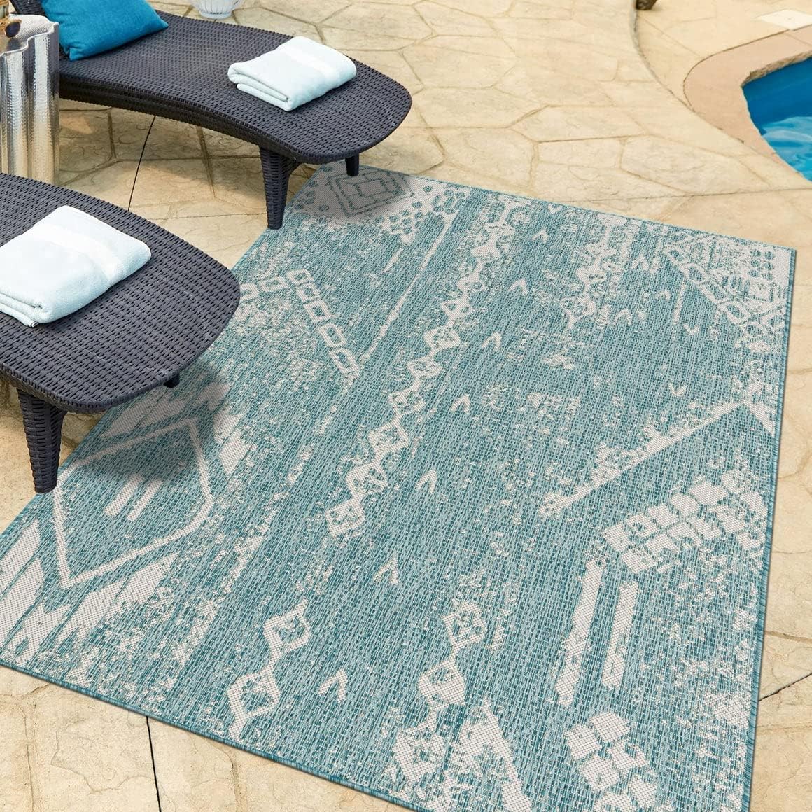 Alfombra rectangular 9x10ft x 13x1pulg color