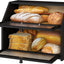 Encimera cocina madera bambú contenedor vidrio patrones diamantes negro