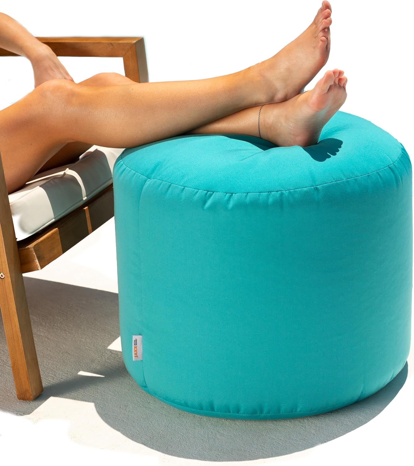 Puf Otomano Bean Bag Spring Azul Claro