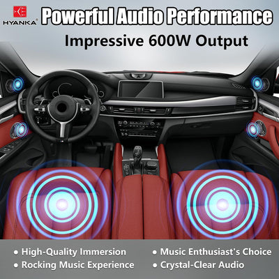 Altavoces automóvil 6.5 componentes 600W puerta estéreo