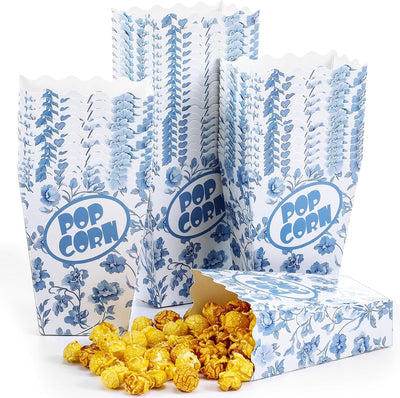 50 Cajas Palomitas Vintage para Fiesta Navidad