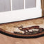 Alfombra Hearth Slice para Chimenea Resistente Fuego