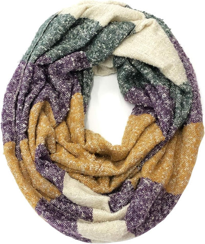 Set bufanda infinita tartán con gorro