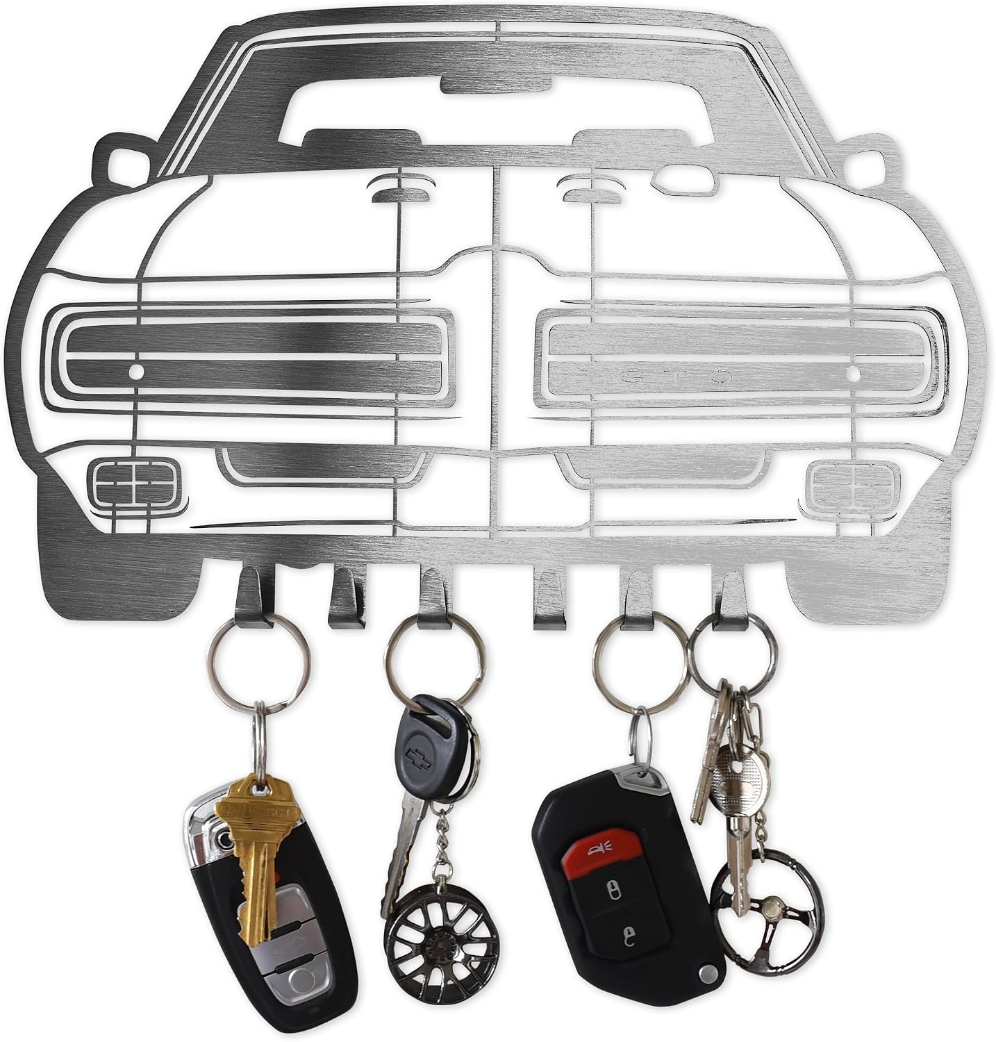 Llavero metal auto 6 ganchos decoración pared Pontiac GTO
