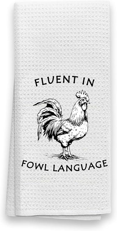 Toallas cocina pollo lavables absorbentes para cocina baño regalo