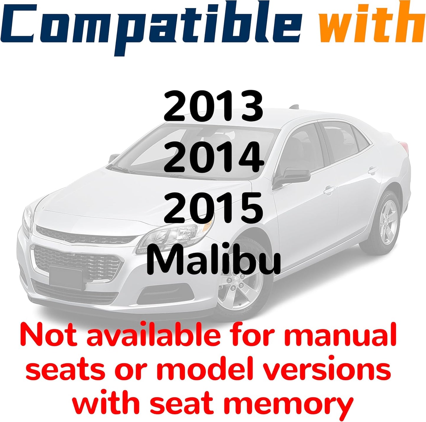 Cubierta asiento conductor Chevy Malibu