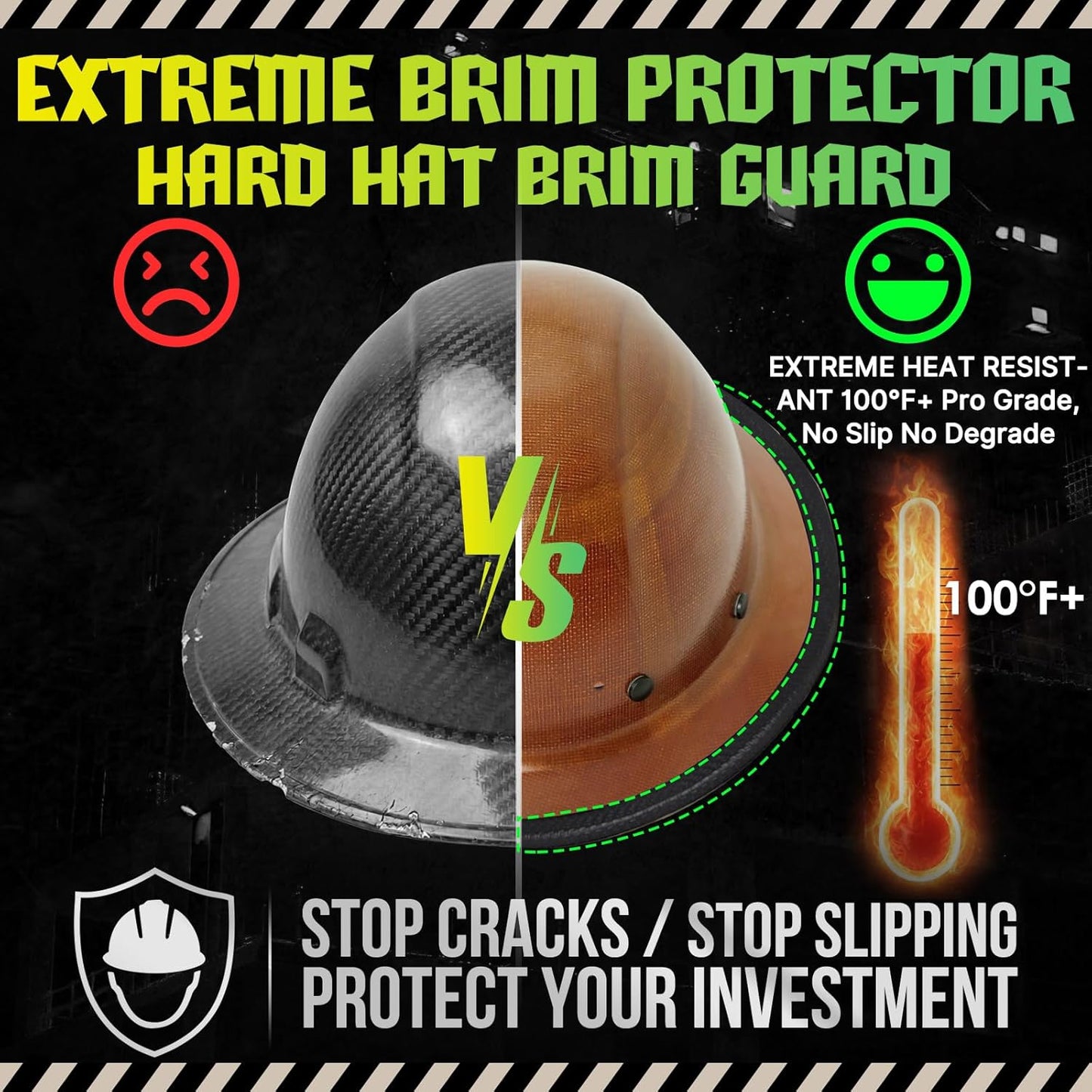 Protector ala casco duro acero 36.6pulg negro mate