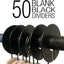 Separadores ropa redondos negro/blanco kit 50