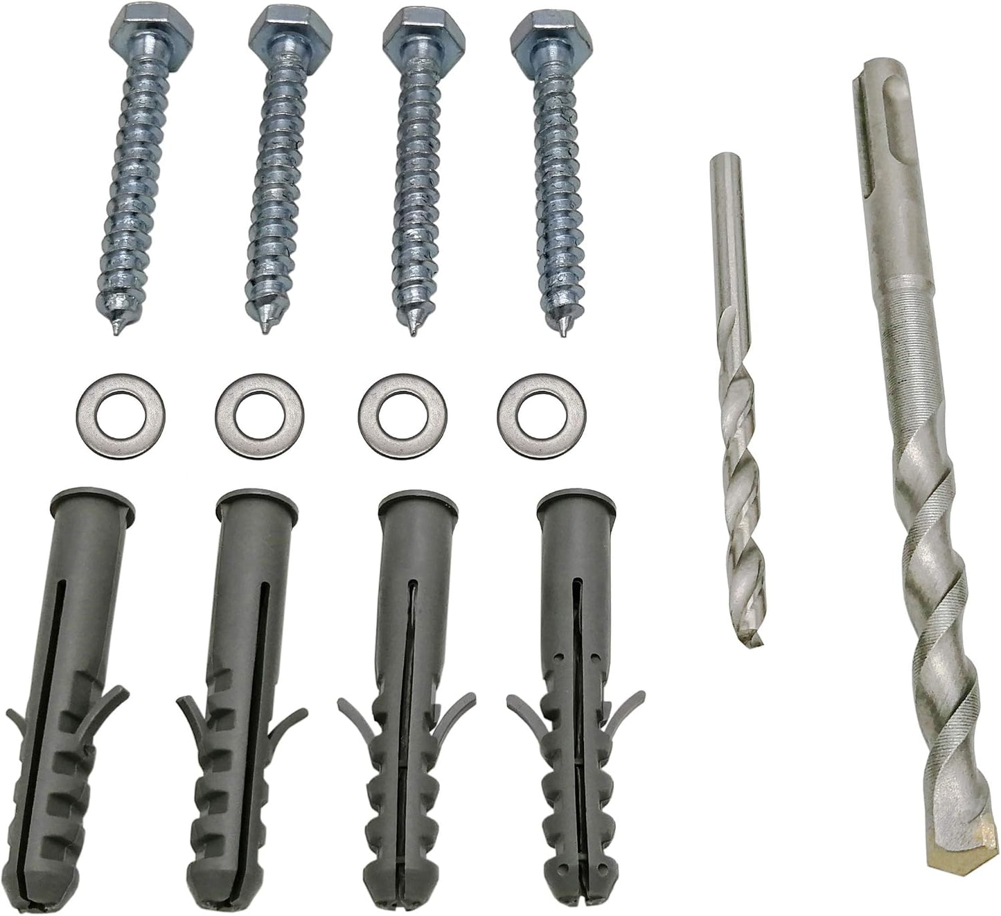 Kit pernos soporte TV madera hormigón anclajes Fischer