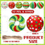 12 Faroles Papel Rojo Verde 8pulg Colgantes Navidad