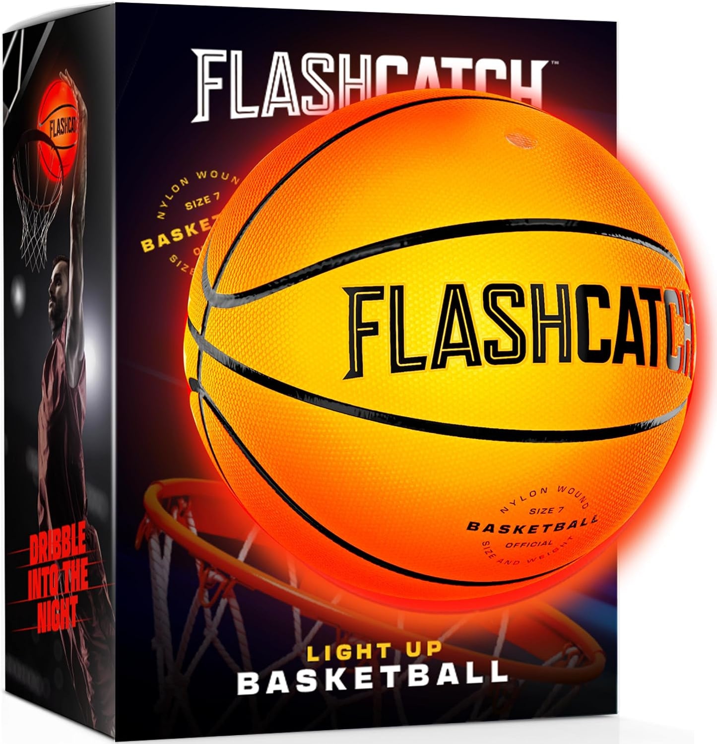 Balón baloncesto iluminado regalo niños adolescentes