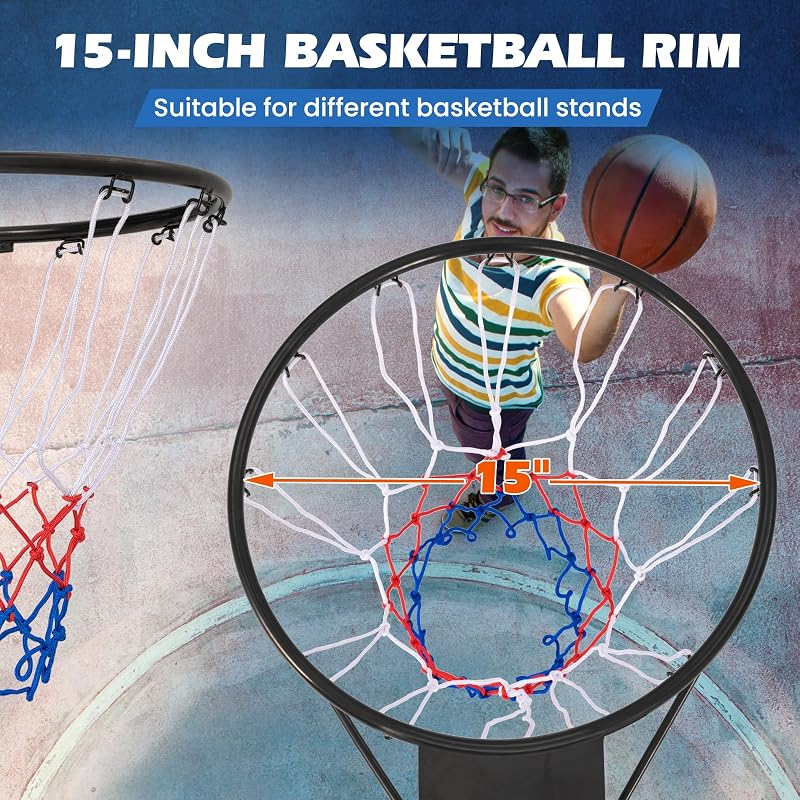 Rin baloncesto 15/18pulg repuesto aro puerta