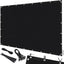 Paño sombra 3x6ft con ojales lona protección solar negro