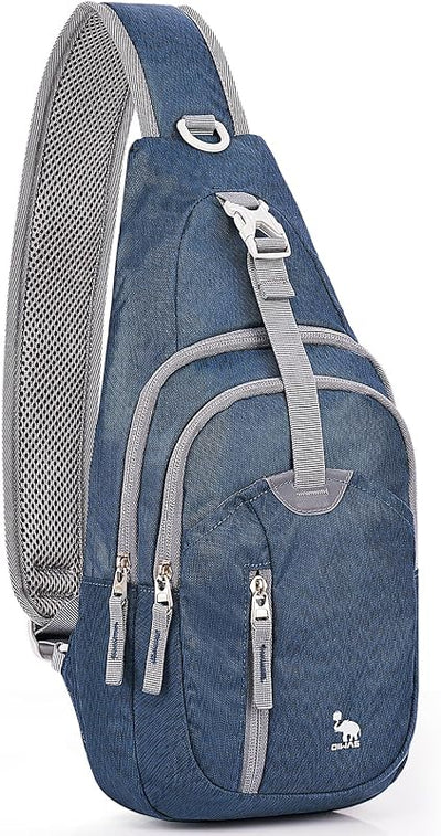 Bolsa bandolera multifuncional para senderismo y ciclismo