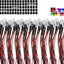 80 Pzas LED 3mm 5V 8 Colores Plástico Clip Titular