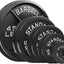 Set placas olímpicas acero 175lb 2" 2.5-45lb
