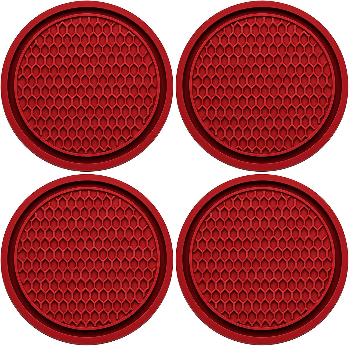 4 Pzas Posavasos Antideslizantes para Portavasos Auto 2.75pulg