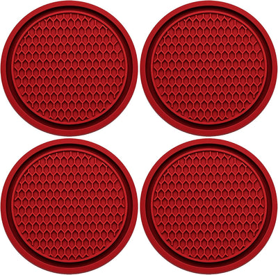 4 Pzas Posavasos Antideslizantes para Portavasos Auto 2.75pulg