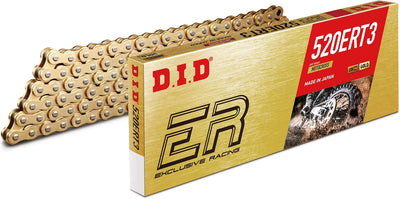 Cadena carreras oro 118 eslabones serie ERT3 sin junta
