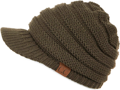 Sombrero punto acanalado ala mujer YJ-131