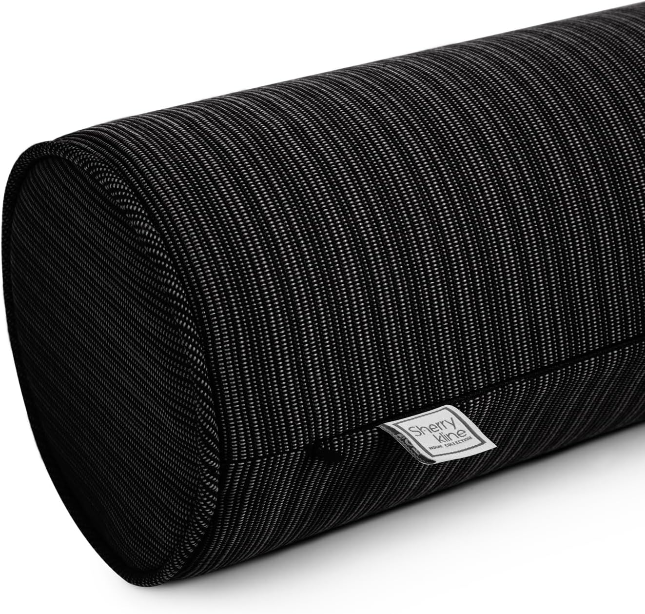 Cojín cuello 6x18pulg color negro 2 Uds