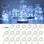 20 Luces Hadas LED Alambre Cobre Estrella Decoración