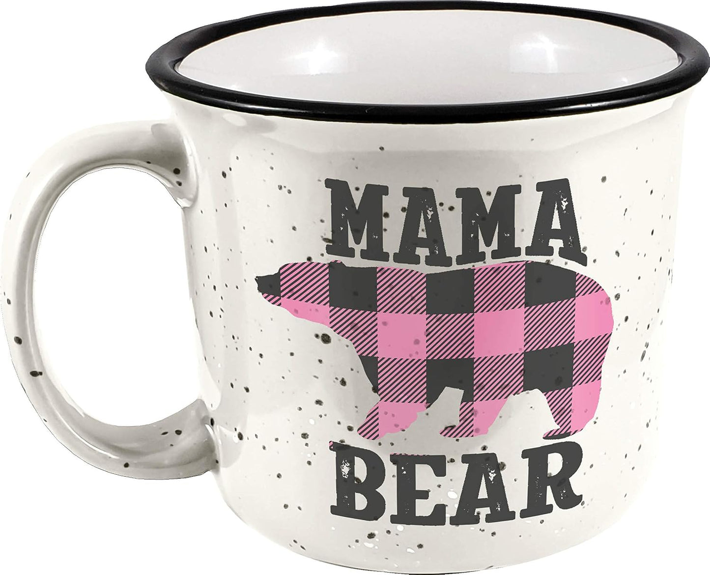 Taza cerámica diseño mamá oso para caravana aire libre