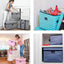 Contenedor almacenamiento mediano con tapa asas plegable